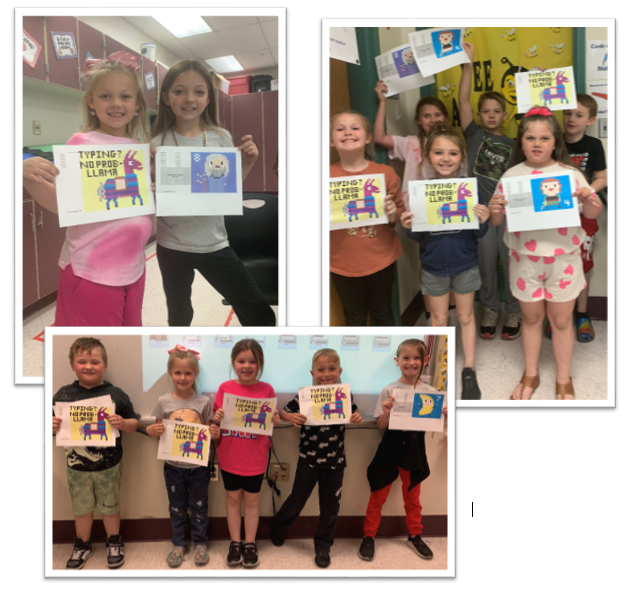 1st and 2nd Grade Typing Stars